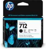 HP 712 Noir – Cartouche d’encre grande capacité HP d’origine (3ED71A)
