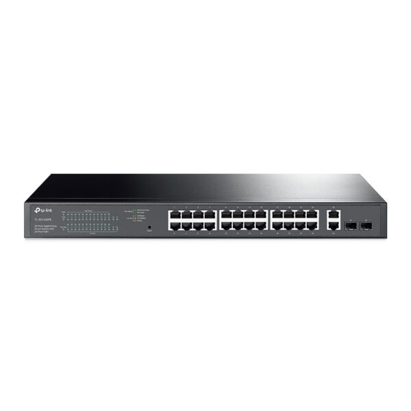 TP-LINK SWITCH 28-Port Gigabit Easy Smart Switch with 24-Port PoE+ (TL-SG1428PE)