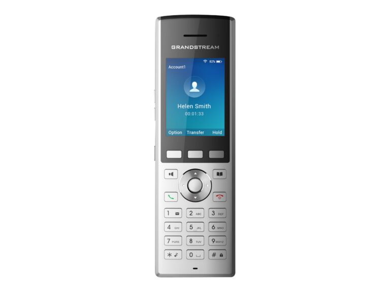 GRANDSTREAM - Wi-Fi IP phone, 2 SIP accounts, 2 lines, 240x320 (2.4) LCD, Android, 1500mAh Li-ion battery, 5V/1A Micro-USB PSU