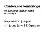 HP 201A Jaune – Toner HP LaserJet d’origine (CF402A) – Image 5