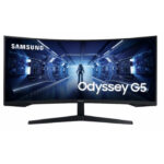 Moniteur Écran SAMSUNG 34″ GAMING incurvé G5 UW-QHD (LC34G55TWWMXZN) – Image 2