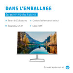 Moniteur Écran HP M24FW  FHD 23.8″ (2D9K1AS) – Image 20
