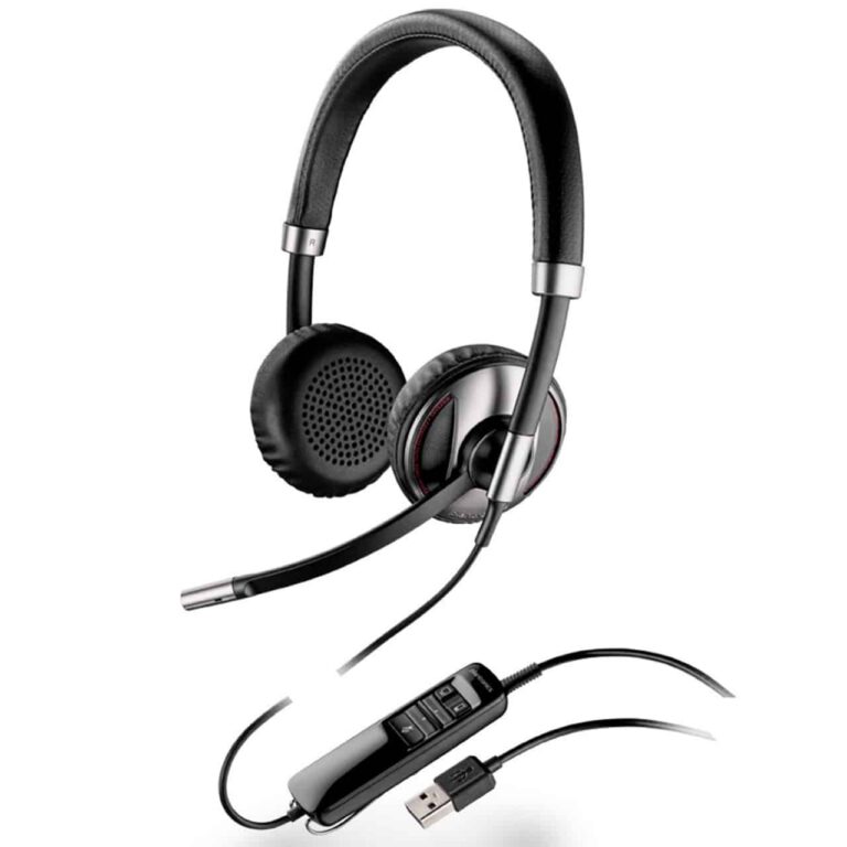 Micro-Casque PLANTRONICS Blackwire C520-M Noir (88861-02) – Poly