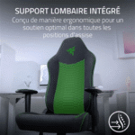 RAZER Chaise Gaming ISKUR V2 X – Noir (8886419354734) – Image 7