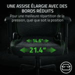 RAZER Chaise Gaming ISKUR V2 X – Noir (8886419354734) – Image 9