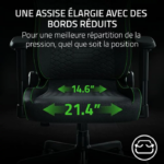 RAZER Chaise Gaming ISKUR V2 X – Noir (8886419354734) – Image 10