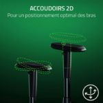 RAZER Chaise Gaming ISKUR V2 X – Noir (8886419354734) – Image 16