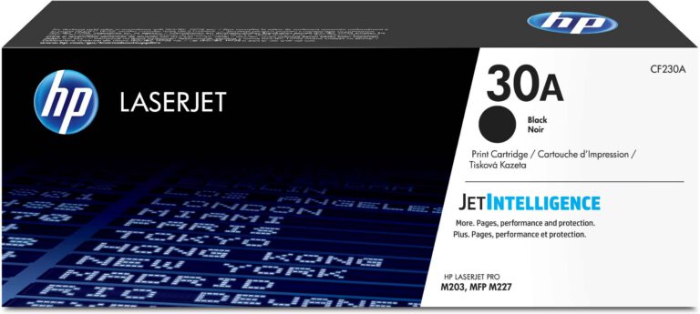 HP 30A Noir – Toner HP LaserJet d’origine (CF230A)