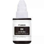 Canon GI-490 BK Noir – Bouteille d’encre Canon d’origine (0665C001AA) (0663C001AB)