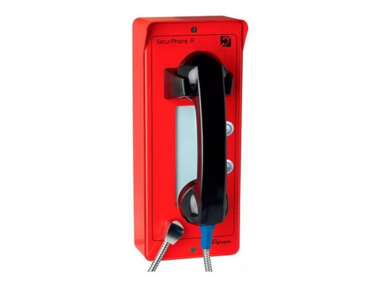 DEPAEPE - SECURPHONE SIP PoE URGENCE 2 (2BT) Rouge