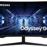 Moniteur Écran SAMSUNG 32″ GAMING incurvé G5 WQHD (LC32G55TQBUXEN)