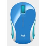 Souris Logitech sans fil ultra portable M187 (Mini Mouse) – ( 910 002733) Bleu – Image 2