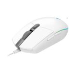 Souris filaire Logitech G102 LIGHTSYNC – Blanc (910-005824) – Image 4