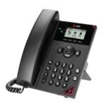 HP - Poly VVX 150 2-Line IP Phone and PoE-enabled