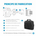 Sacoche Professionel HP 14.1  » pour ordinateur portable – Noir (500S8AA) – Image 13