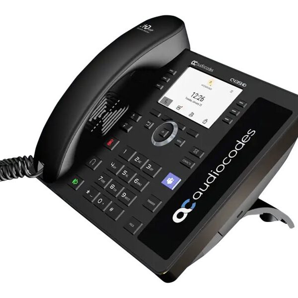 AUDIOCODES - Teams C435HD-R IP-Phone PoE GbE black