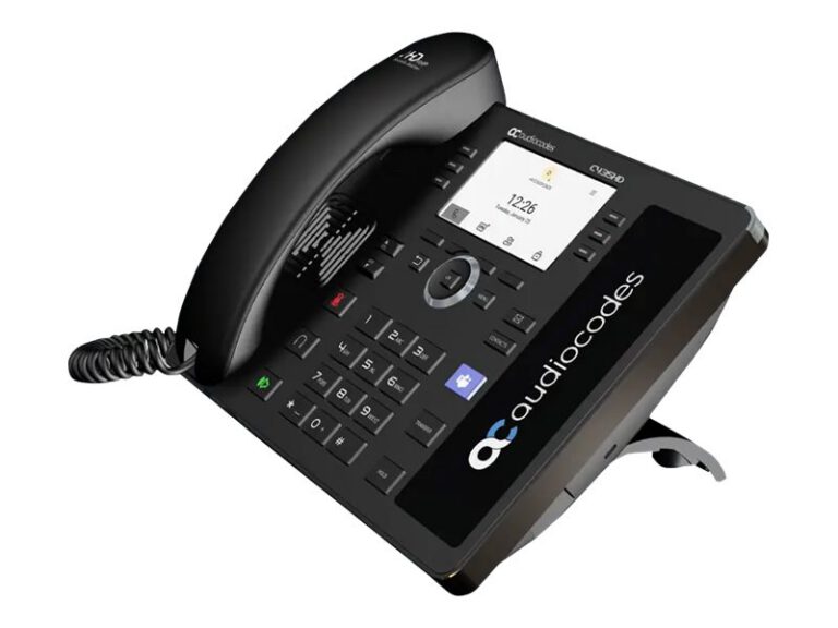 AUDIOCODES - Teams C435HD-R IP-Phone PoE GbE black