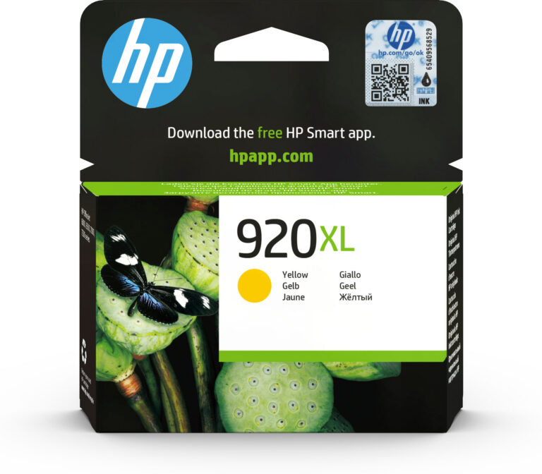 HP 920XL cartouche d’encre jaune grande capacité authentique