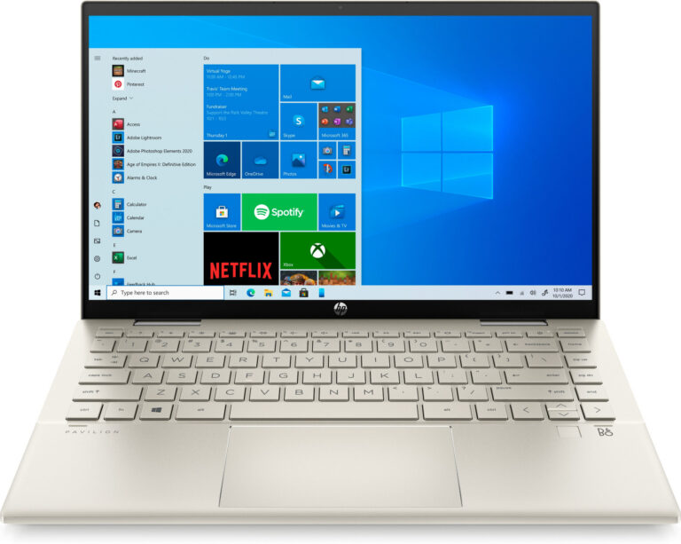 ORDINATEUR PORTABLE HP PAVILION x360 CONVERTIBLE  14-dy0001nk (464G2EA)