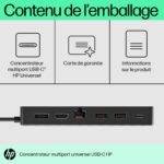Hub USB-C HP 7 en 1 Supporte PD – Power Delivery (50H55AA) – Image 7
