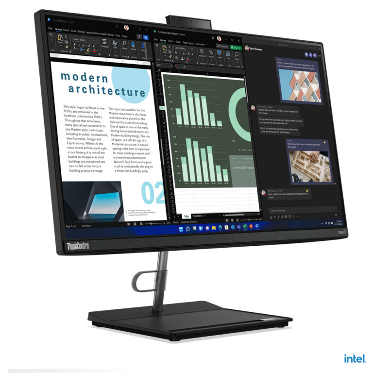 ORDINATEUR DE BUREAU ALL-IN-ONE Lenovo Think Centre néo 30a 22 i3 (12B10044FM)
