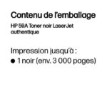 TONER HP 59A LASERJET – Noir (CF259A) – Image 8
