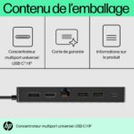 Concentrateur multiport USB-C universel HP (50H98AA) – Image 7