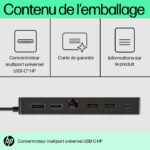 Concentrateur multiport USB-C universel HP (50H98AA) – Image 8