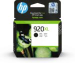 HP 920XL Noir – Cartouche d’encre grande capacité HP d’origine (CD975AE)