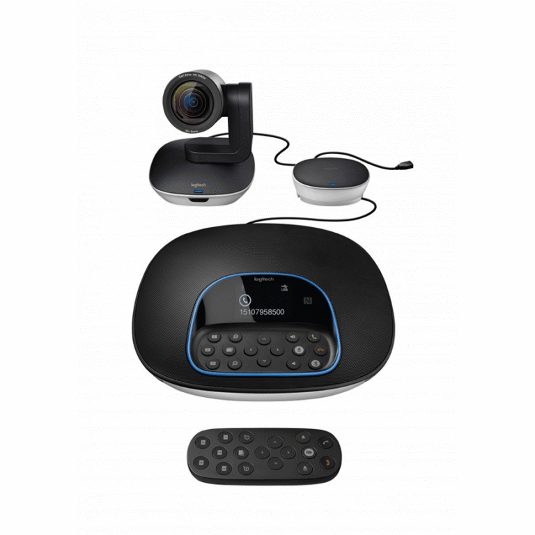 Système de visioconférence Logitech GROUP, pour les salles moyennes à grandes (960-001057)