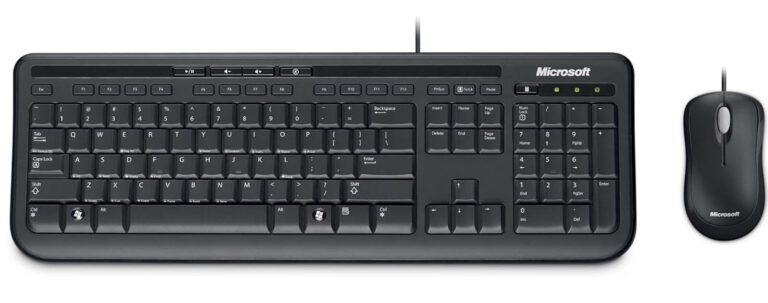 Clavier +Souris Microsoft Wired Desktop 600 (APB 00007)
