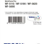 CARTOUCHE D’ENCRE EPSON ULTRA NOIR XXL (4000 PAGES) (C13T789140)