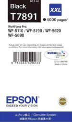 CARTOUCHE D’ENCRE EPSON ULTRA NOIR XXL (4000 PAGES) (C13T789140)