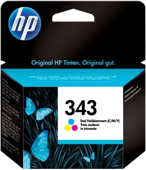 Cartouche d’impression jet d’encre 3 couleurs HP 343 (C8766EE)