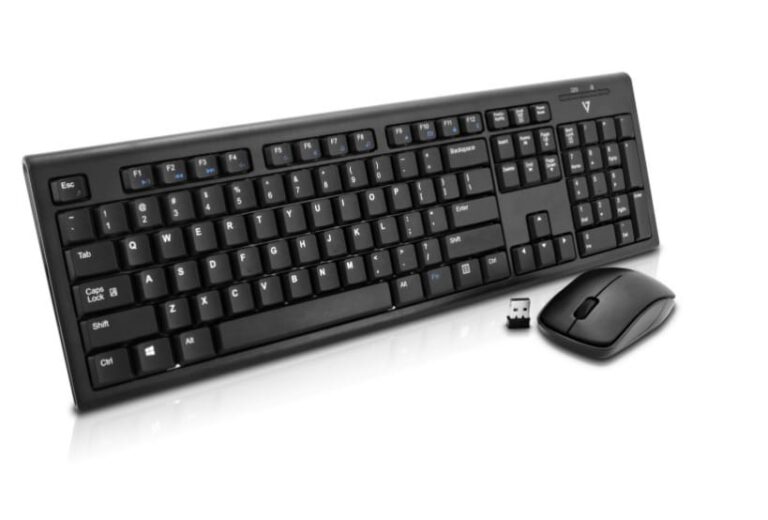 Combiné V7 Clavier – Souris sans fil – Français (CKW100FR)