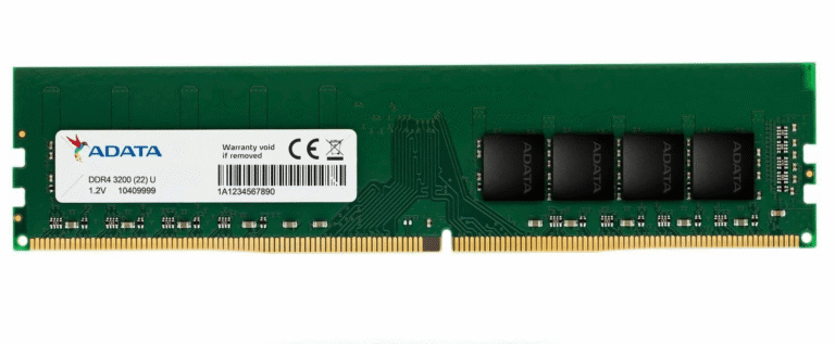 Barrette mémoire ADATA U-DIMM 8GB DDR4 3200 MHz – PC bureau (AD4U32008G22-SGN)