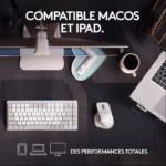 Logitech MX Master 3S for Mac – Souris Sans Fil Bluetooth – Gris Pâle (910-006572) – Image 3