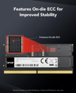 Barrette mémoire RAM Lexar – 16 GB DDR5 RAM 5600 MHz – SO-DIMM (LD5S16G56C46ST-BGS) – Image 9