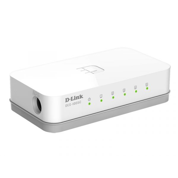 SWITCH DLINK UNMANAGED 8 PORTS 10/100 MBPS DES-1005C/E