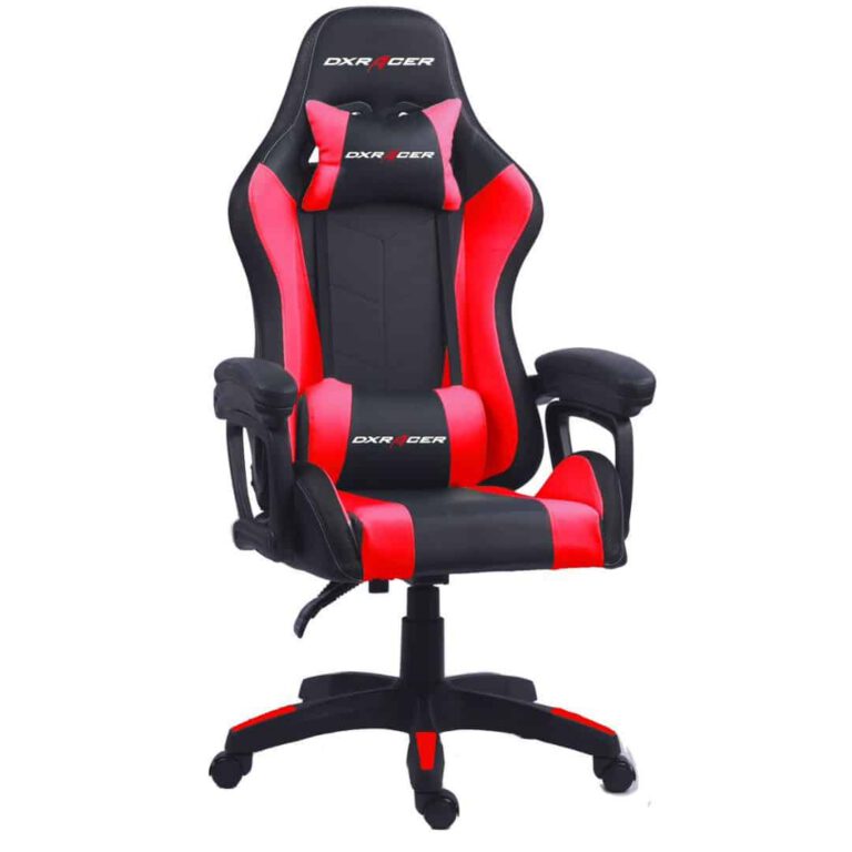 Chaise Gamer DxRacer Rouge RGb – Repose Pieds (DXR7)