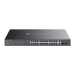 ES228GMP – Switch 24 ports PoE+ + 2 RJ45 + 2 SFP – 56 Gbps
