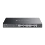 ES228GMP – Switch 24 ports PoE+ + 2 RJ45 + 2 SFP – 56 Gbps – Image 2