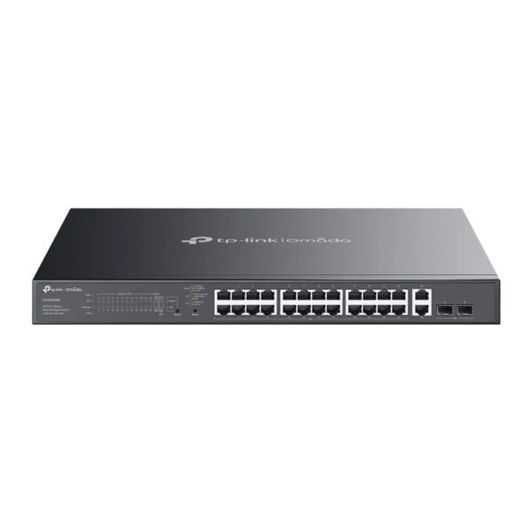 ES228GMP – Switch 24 ports PoE+ + 2 RJ45 + 2 SFP – 56 Gbps