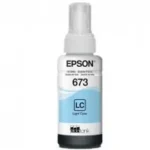 Epson 673 LC (T6735) Cyan Clair – Bouteille d’encre Epson d’origine (C13T67354A)