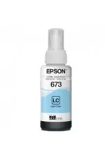 Epson 673 LC (T6735) Cyan Clair – Bouteille d’encre Epson d’origine (C13T67354A)