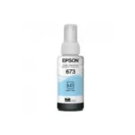 Epson 673 LC (T6735) Cyan Clair – Bouteille d’encre Epson d’origine (C13T67354A) – Image 2