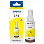 Epson 673 Y (T6734) Jaune – Bouteille d’encre Epson d’origine (C13T67344A)