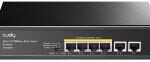 CUDY 8-Port 10/100M PoE+ Switch with 2 Uplink Ports 120W