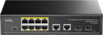 CUDY 8-Port 10/100M PoE+ Switch with 2 Gigabit Uplink Ports 120W – Image 4