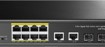 CUDY 16-Port Gigabit PoE+ Switch with 2 Uplink Gigabit Ports and 2 Gigabit SFP Slots 200W